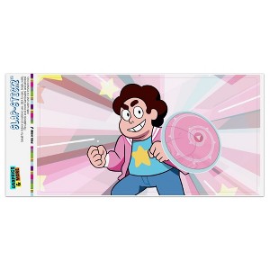 Steven Universe Steven Shield Automotive Bumper Sticker - 1 of 4