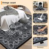 COZONY Area Rugs Machine Washable Rugs Floor Carpet Non-Shedding Vintage Rugs for Indoor High Traffic Areas, Low Pile Non-Slip Rug for Dining Room - 3 of 4