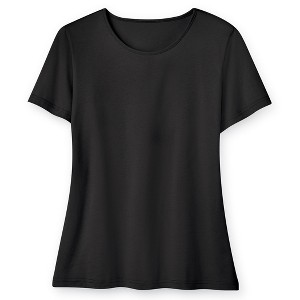 Collections Etc Soft Knit Crew Neck Tee - 1 of 4