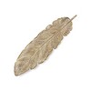 Cheung's Eben Cast Iron Feather Table Decor - Gold - 2 of 4
