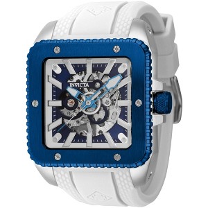 Invicta 44007 Men's Cuadro Mechanical White Silicone Strap Watch - 1 of 2
