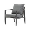 Modern Patio Chaise Lounges, Chaise Lounges with Sleek Rope Accents and Aluminum Frame, Lounge Chair with PE Cushions-Coolbibila - 4 of 4