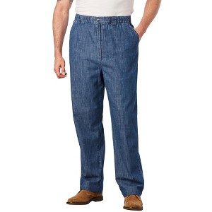 KingSize Men's Big & Tall Knockarounds Full-Elastic Waist Pants - 1 of 4