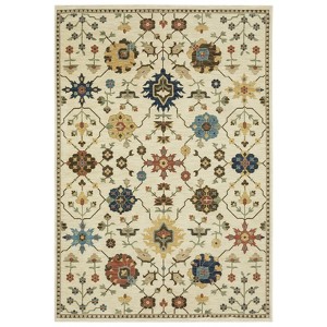 Oriental Weavers Francesca FR02M Ivory/Gold Indoor Area Rug - 5'3" x 7'6" - 1 of 4