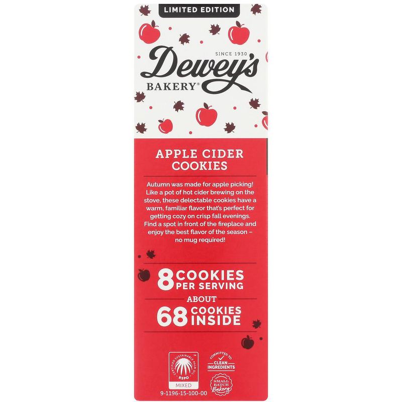 Dewey's Bakery Apple Cider Cookies - Case of 6/9 oz, 5 of 7