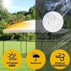 PAGED 10x20 Canopies and Gazebos with 6 Sidewalls, UV and Waterproof Protection, 3 Height Adjustable Outdoor Tent for Weddings, Beach, Khaki - 4 of 4