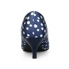 Allegra K Women's Pointed Closed Toe Polka Dots Stiletto Kitten Heels Pumps - 3 of 4