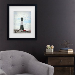 Trademark Fine Art Watson-Hall Tybee Island Light Station and Museum Georgia USA Matted Framed Art - 1 of 4
