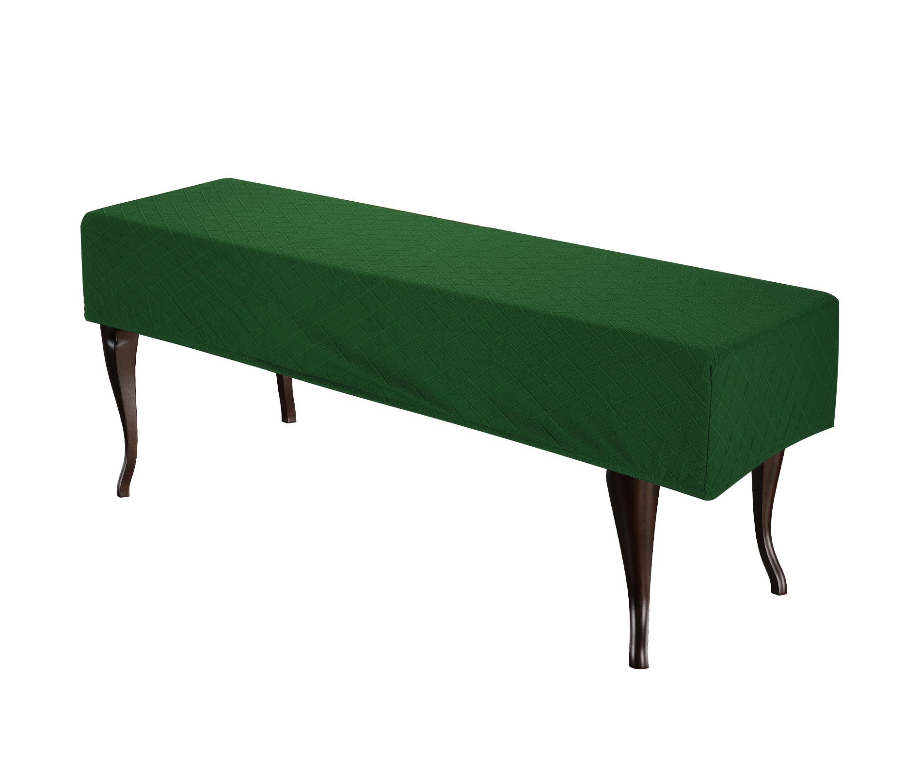 Unique Bargains Stretch Anti-Dust Protecting Dining Chair Slipcovers for 42" - 54" Bench Olive Green