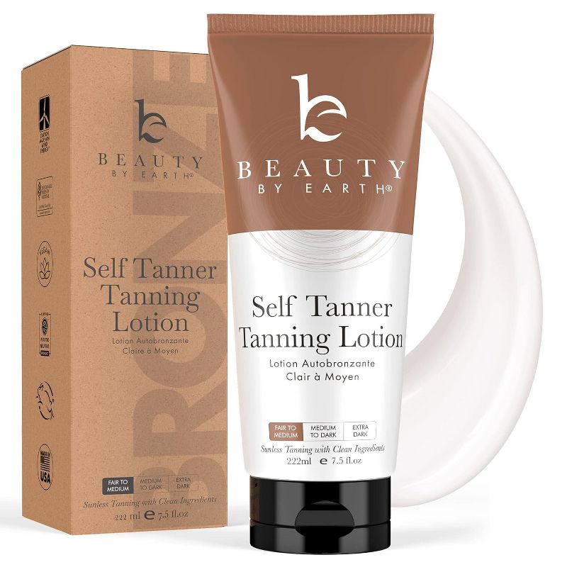 Beauty by Earth Self Tanner Tanning Lotion. 7.5oz, 1 of 10