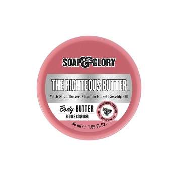 Soap & Glory The Righteous Butter Moisturizing Body Butter - Original Pink Scent - 1.69 fl oz