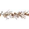 Northlight Glittered Mixed Leaves and Berries Artificial Christmas Garland - 6' x 9" - Unlit - 3 of 4