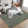 Area Rug Living Room, Machine Washable,Soft Low-Pile with Non-Slip Backing, Large Abstract Rug, SIdeal for Bedroom Dining Office Farmhouse Décor - 2 of 4