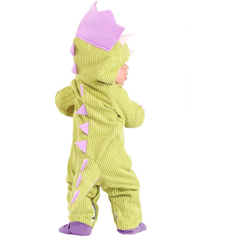 HalloweenCostumes.com Purple Triceratops Baby Costume, 3 of 5