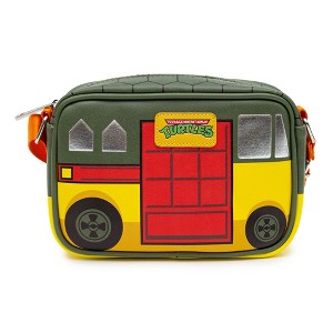 Nickelodeon Bag, Crossbody, Teenage Mutant Ninja Turtles Party Van, Vegan Leather - 1 of 4