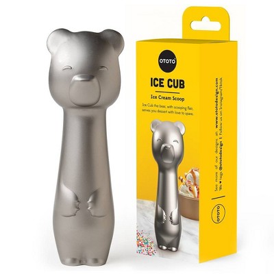 Ototo Holiday Gift Stainless Steel Ice Cub Bear Ice Cream Scoop