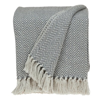 Parkland Collection,Isla Transitional Handloomed Cotton Throw Blanket