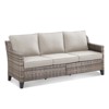 Belord High Back Outdoor Sofa Patio Couch, All-Weather Wicker Patio Furniture Sofa with Wide Armrest and Cushion for Balcony, Porch, and Deck - 4 of 4