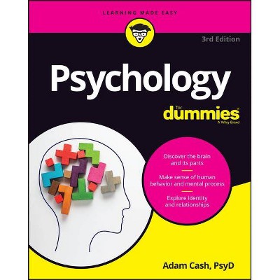 Psychology for Dummies - 3rd Edition by  Adam Cash (Paperback)