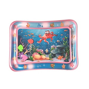 4E’s Novelty Water Mat for Babies – Inflatable Tummy Time Sensory Play Mat - 1 of 4