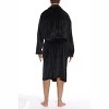 46901-BLK-M #FollowMe Velour Robe / Robes for Men - 3 of 4