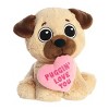 Aurora Small Puggin' Love You Just Sayin' Witty Stuffed Animal Brown 7 ...