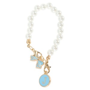 Unique Bargains Pearl Chain Bow Water Cup Pendant 1 Pc - 1 of 4