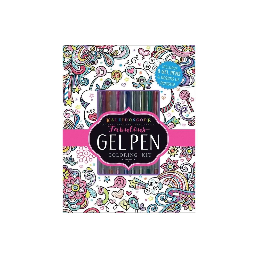 ISBN 9781684123070 product image for Kaleidoscope: Fabulous Gel Pen Coloring Kit - by Editors of Silver Dolphin Books | upcitemdb.com