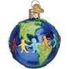 Old World Christmas Glass Blown World Peace on Earth Ornament - 2 of 4