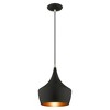 Livex Lighting Waldorf 1 - Light Chandelier in  Black - 2 of 4