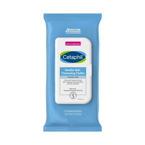 Cetaphil Gentle Skin Cleansing Cloths Unscented - 25ct - image 1 of 4