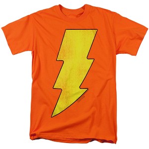 Dc Shazam Logo Distressed Adult T-Shirt - 1 of 4