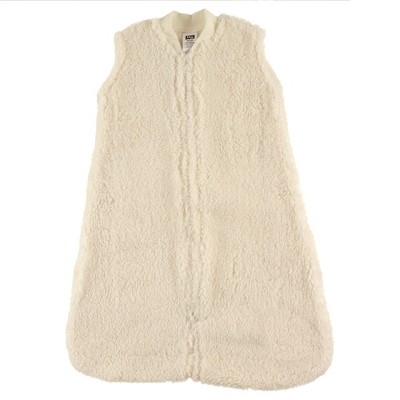 Image of Hudson Baby Infant Plush Sleeping Bag, Sack, Blanket, Cream Faux Shearling, 12-18 Months