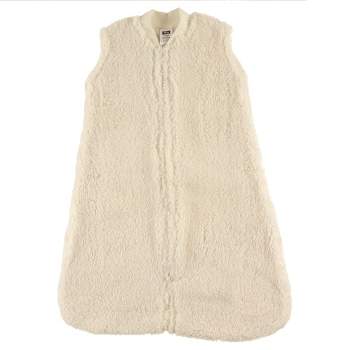 Hudson Baby Infant Plush Sleeping Bag, Sack, Blanket, Cream Faux Shearling