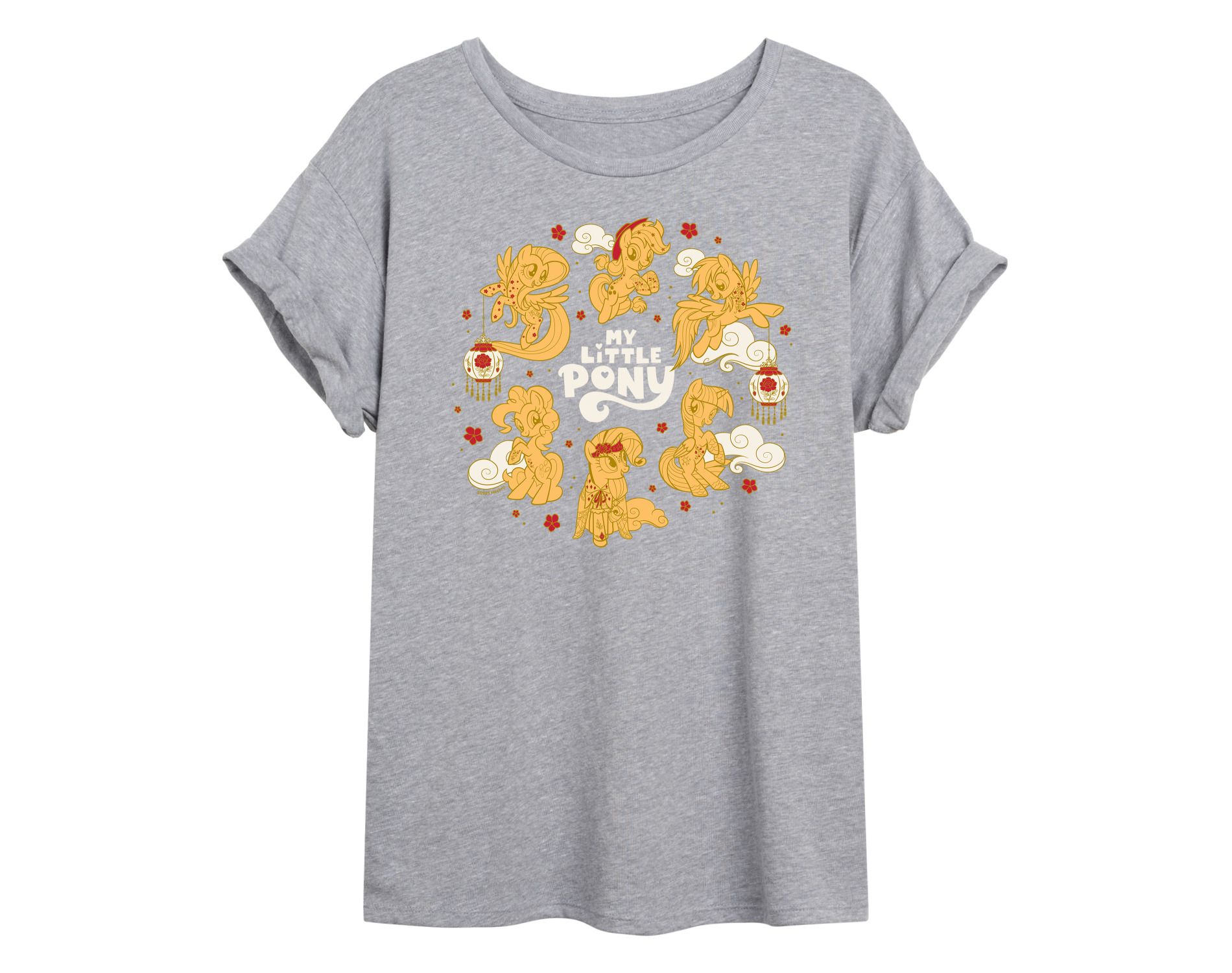 Women's - My Little Pony - My Little Pony Lunar New Year Oversized Graphic T-Shirt