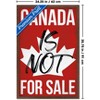 Trends International Canada Is Not For Sale Framed Wall Poster Prints - 3 of 4