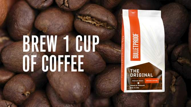 Bulletproof Original Medium Roast Ground Coffee -12oz, 6 of 9, play video