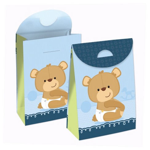 Big Dot Of Happiness Baby Boy Teddy Bear - Baby Shower Water Bottle Sticker  Labels - Set Of 20 : Target