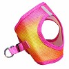 Doggie Design American River Choke Free Dog Harness Ombre Collection-Raspberry Pink and Orange - 2 of 4