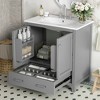 KTMBDW Double Door Bathroom Vanity with 30 Inch Sink, Quick Assembly Cabinet - 3 of 4