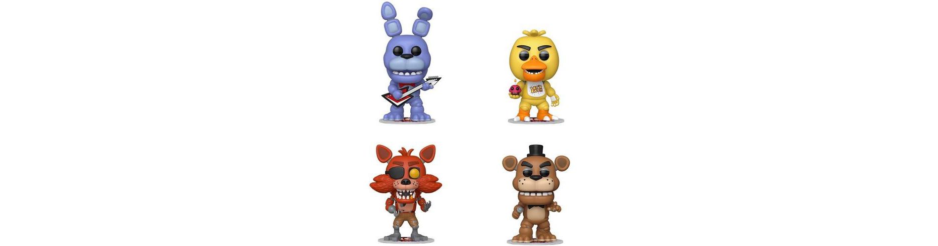 Funko - Funko POP! Games: Five Nights at Freddy's 4-Pack (FNAF)