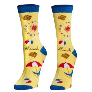 Crazy Socks, Women's, Graphic, Unique Designs, Crew Socks, Cute Silly Funny Cool - 1 of 4
