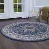 Home Dynamix Tremont Magnolia Traditional Medallion Area Rug - 2 of 4