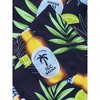Men's Hawaiian Shirt Short Sleeve Linen Button Down Shirts Casual Floral Printed Beach Shirts with Pocket - 4 of 4