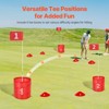 VEVOR Backyard Golf Game, 6 Hole Golf Course, Golf Game Practice Games, Golf Chipping Game for Family, Adults and Kids, Red - 4 of 4
