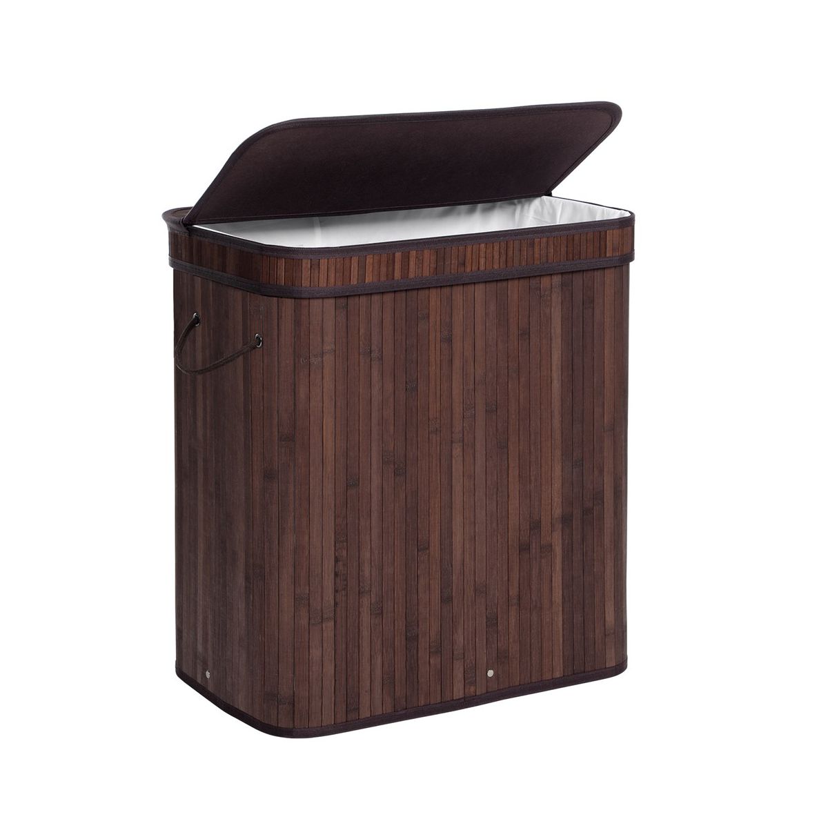 Bamboo Laundry Basket - Brown