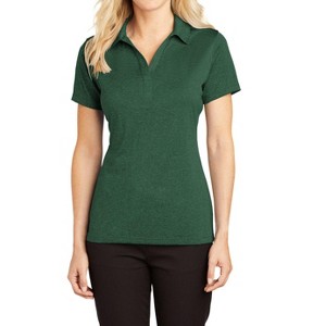 Mafoose Ladies Casual Moisture-Wicking Heather Contender Short Sleeve Polo Shirt - 1 of 4
