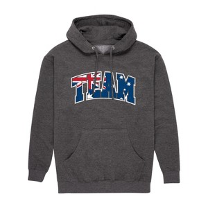Men's - Instant Message - Team Australia Graphic Fleece Pullover Hoodie - 1 of 4