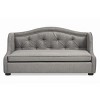 LAOTIES 35" Tufted Wingback Pet Sofa Bed,Medium Dog Couch,Performance Velvet,High-Density Foam Lounge For Small And Medium Pets - 3 of 4