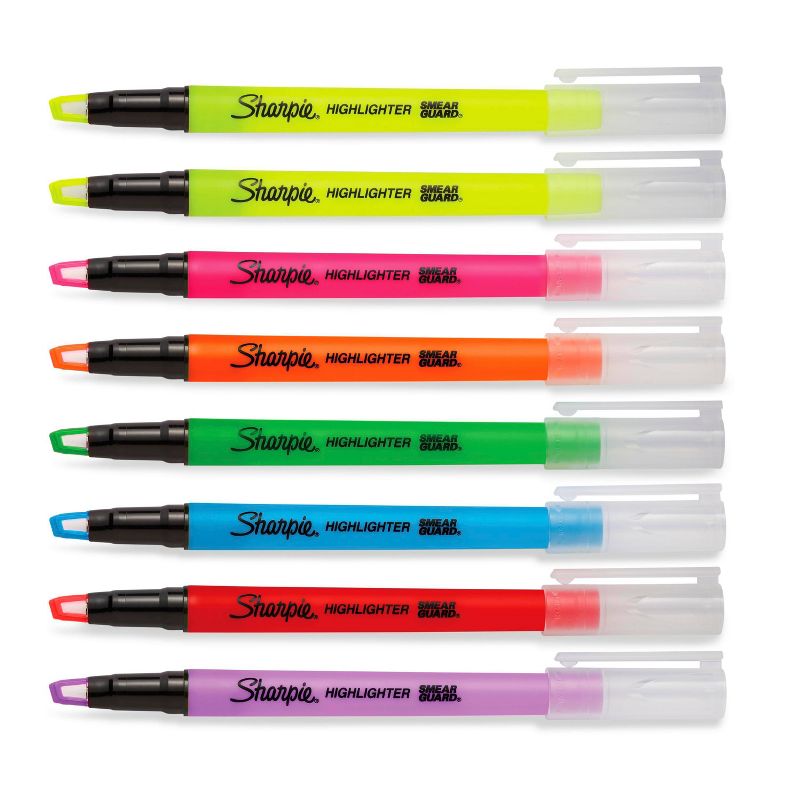 Sharpie Clear View 12pk Highlighters Chisel Tip Multicolored, 4 of 6